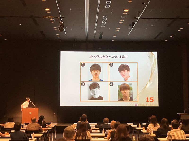 クイズ企画の様子（出題）